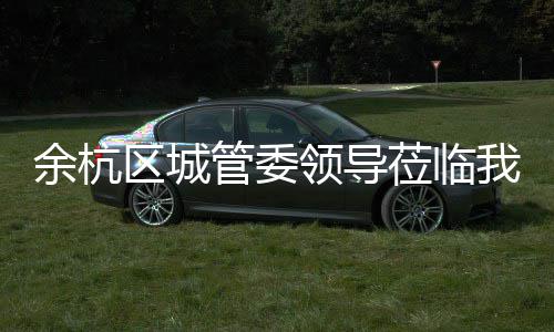 考察余杭管委我司领导莅临区城