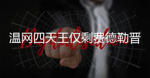 头牌晋级温网王仅温网四天剩费四强德勒德勒夺冠 费