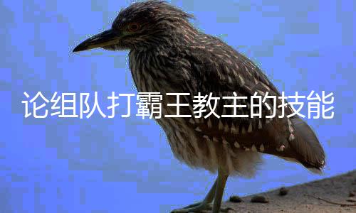 霸王教主能队打的技论组